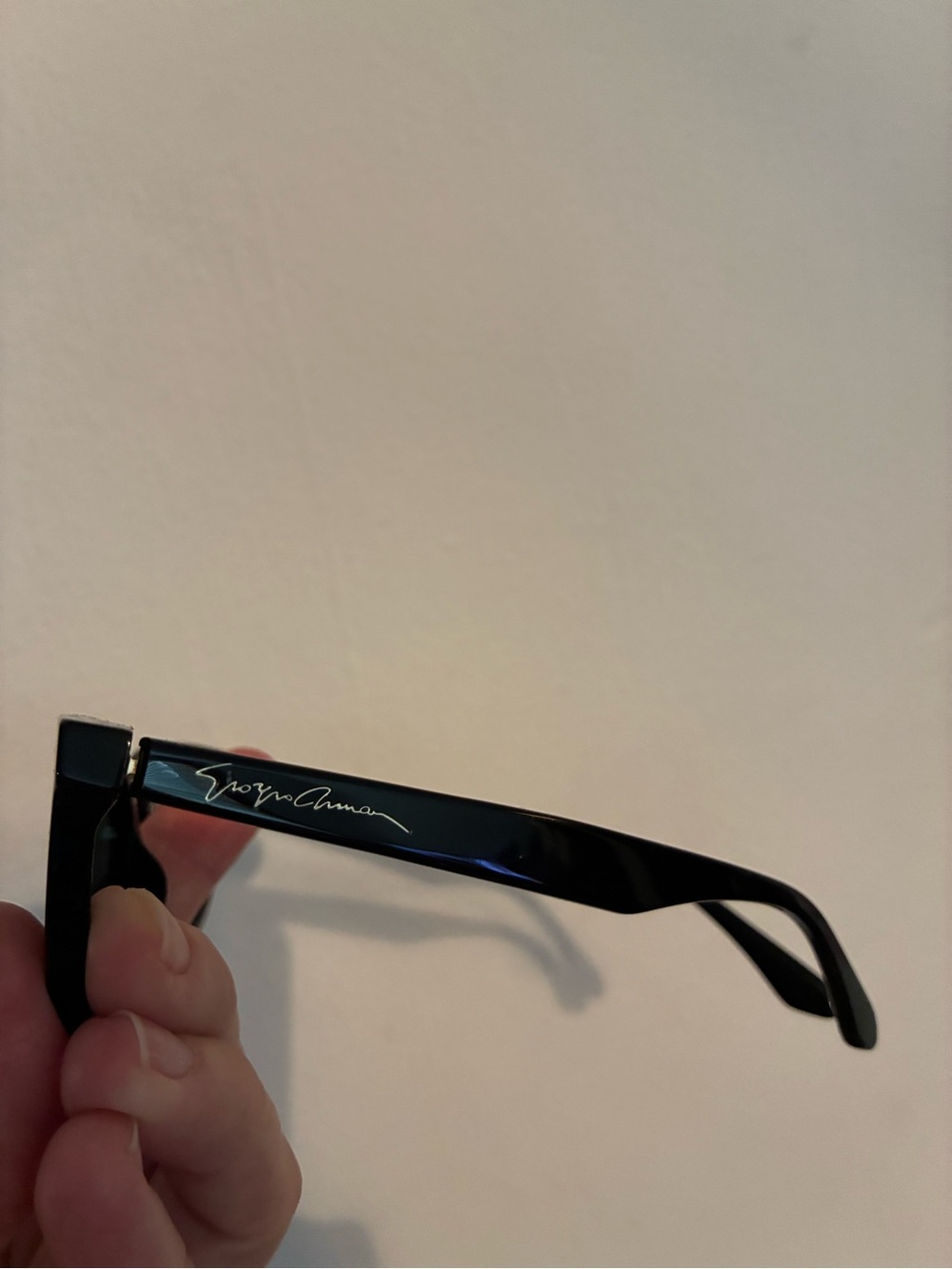 Armani Black Polarized Women’s  Sunglasses - Picture 2 of 4
